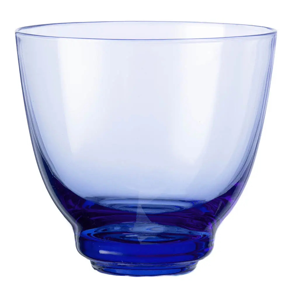 Flow vannglass 35 cl mørk blå