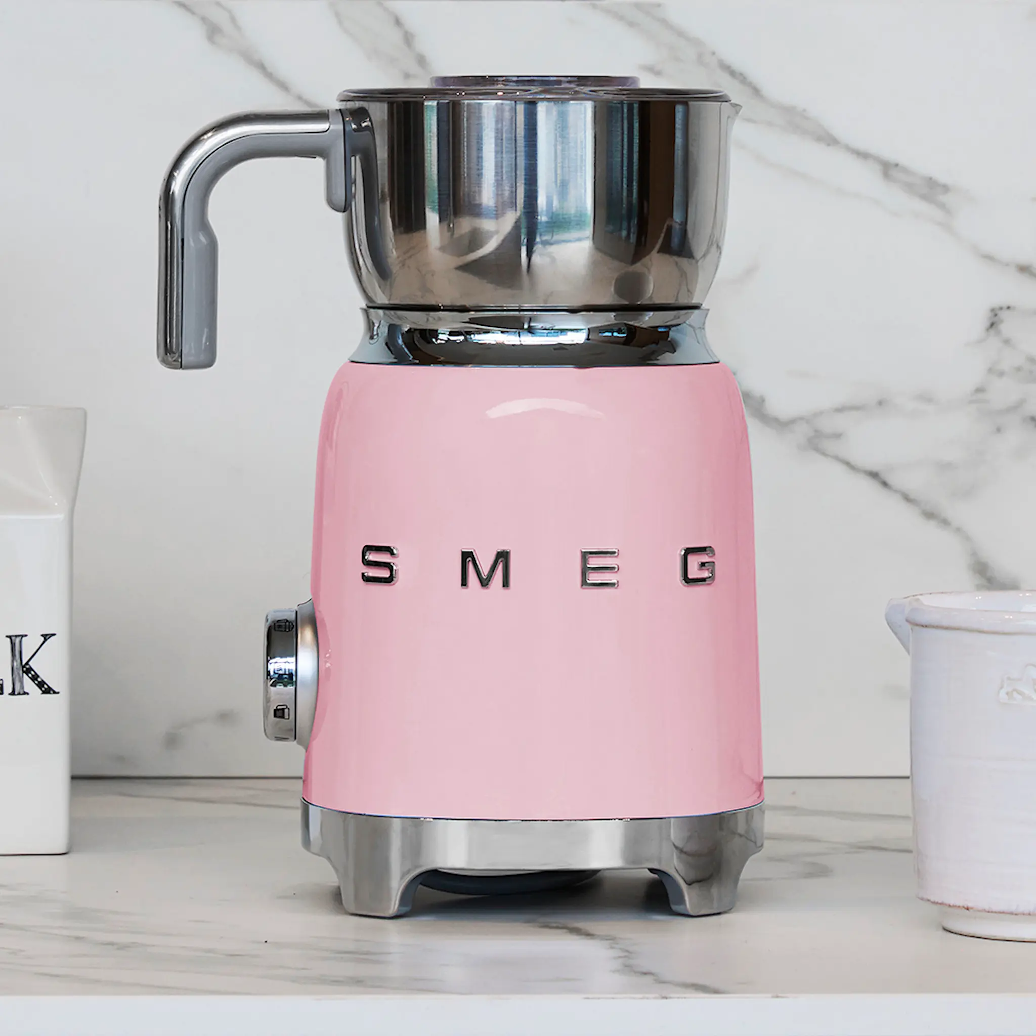 SMEG Smeg 50's Style Maidonvaahdotin Vaaleanpunainen