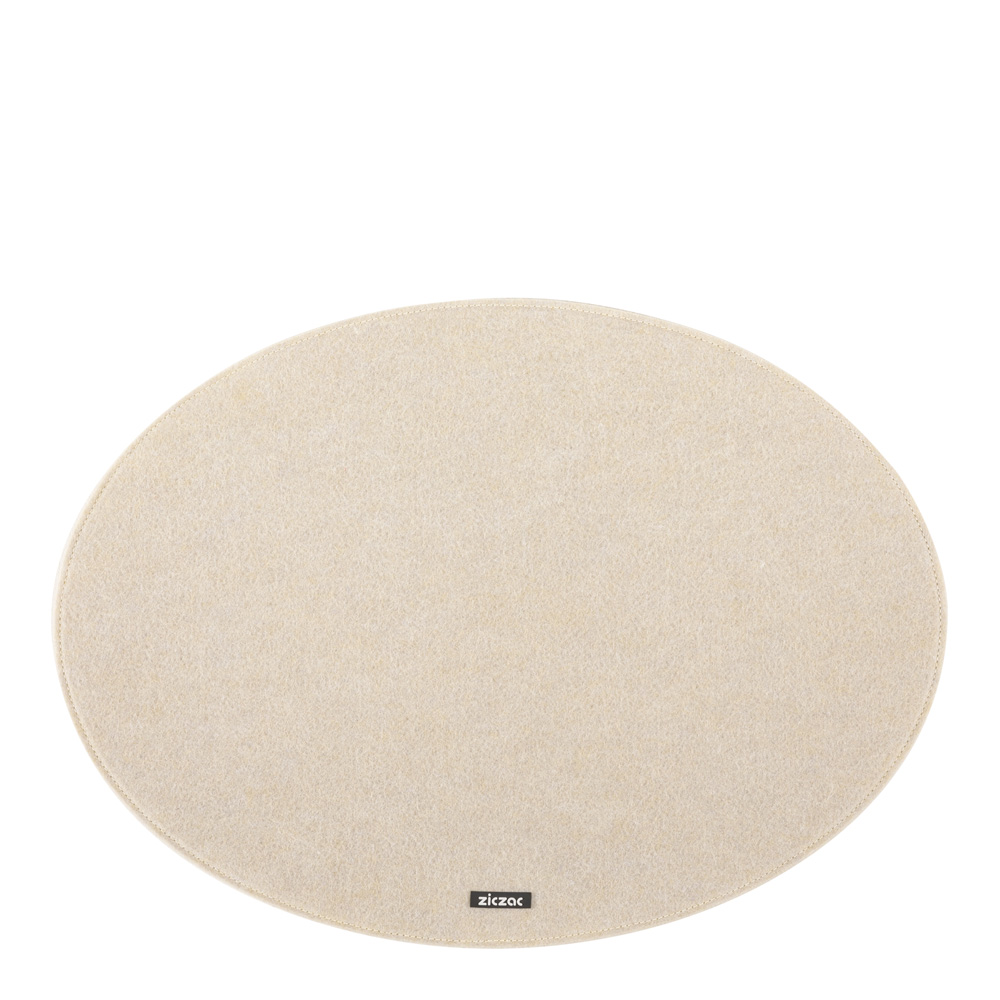 ZicZac - Nuno Bordstablett Rund 45 cm Beige