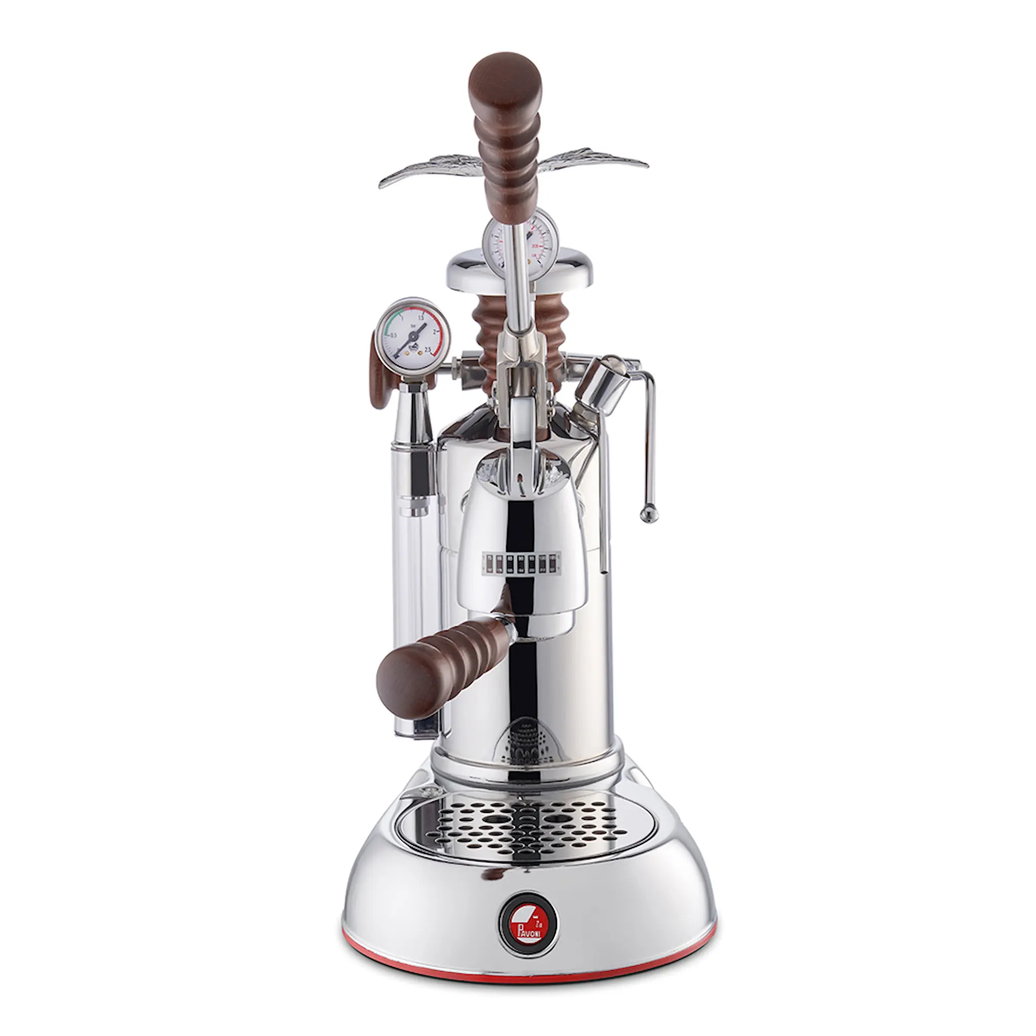 La Pavoni Esperto manuell kaffemaskin m hevearm 950W krommet messing