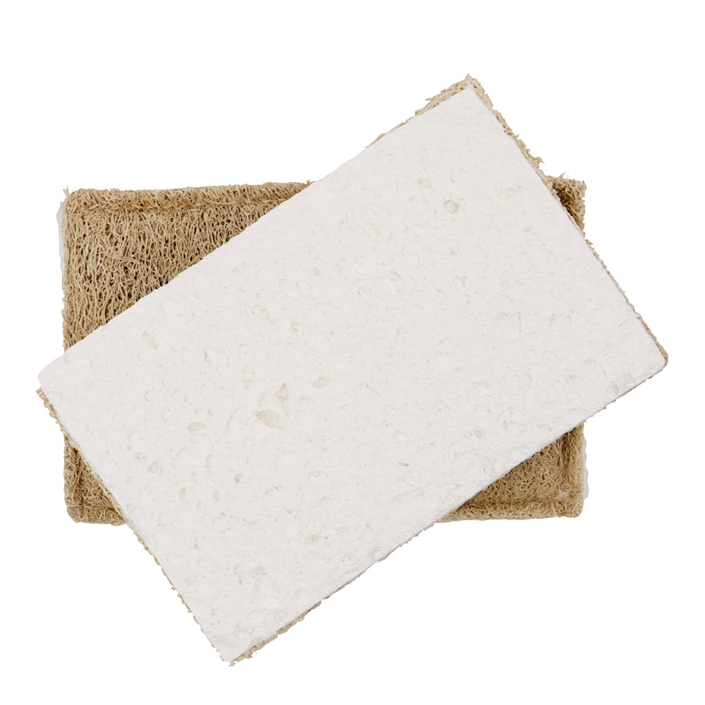 Produktfoto för Meraki Reseda rengöringssvamp 2-pack Natur
