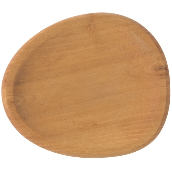 Raw Teak Partyplatta 13x11,4 cm