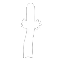 Moomin Mumin Pepparkaksform Hattifnatt 13 cm
