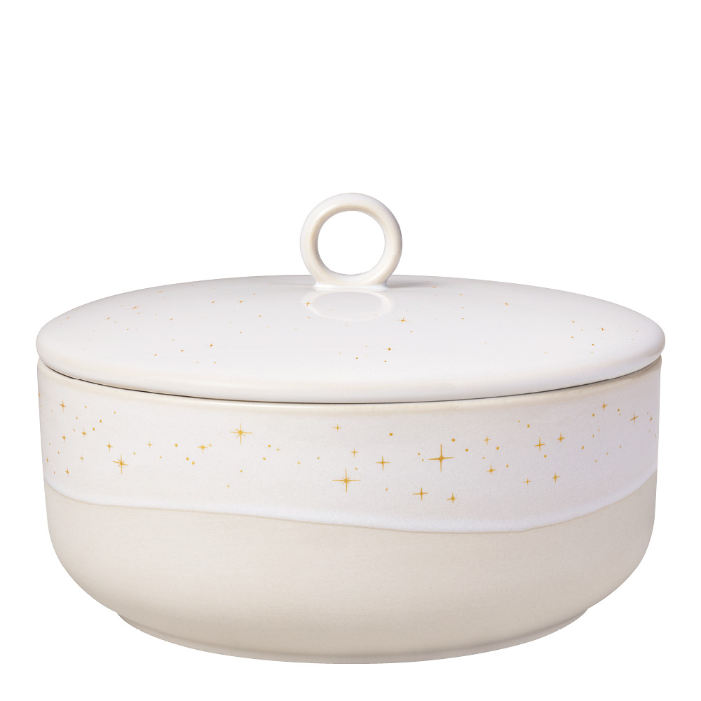 Läs mer om Villeroy & Boch - Winter Glow låg burk 1,3 L vit