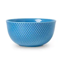 Lyngby Porcelæn Rhombe color Serveringsskål 17,5 cm Blå