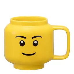 Lego Mugg lego figur 25,5 cl Gul
