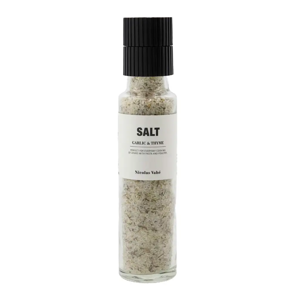 Salt hvitløk & timian 300g