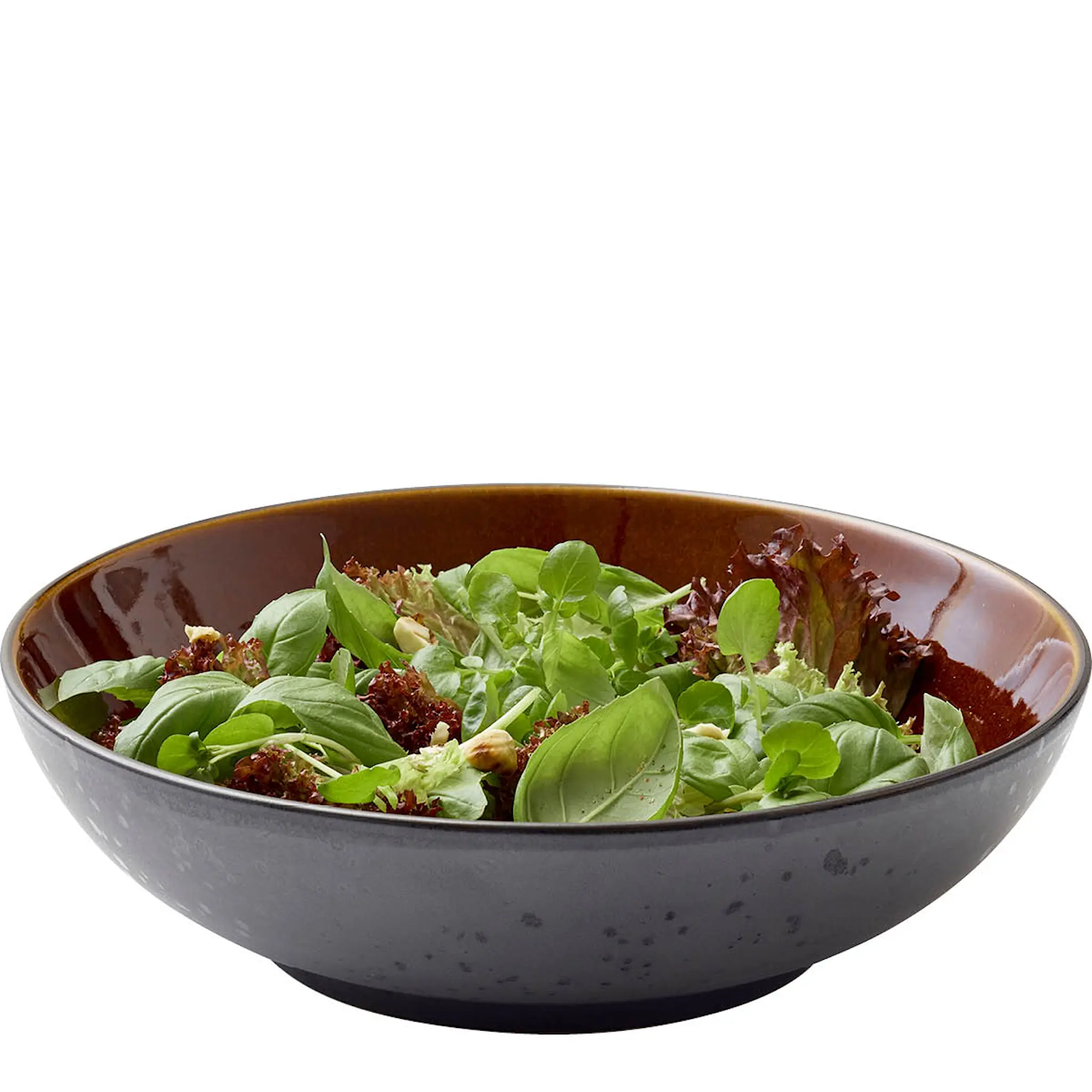 Bitz Salatskål 24 cm svart/rav