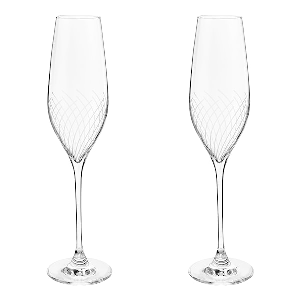 Cabernet Lines Champagneglas 29 cl 2-pack Klar