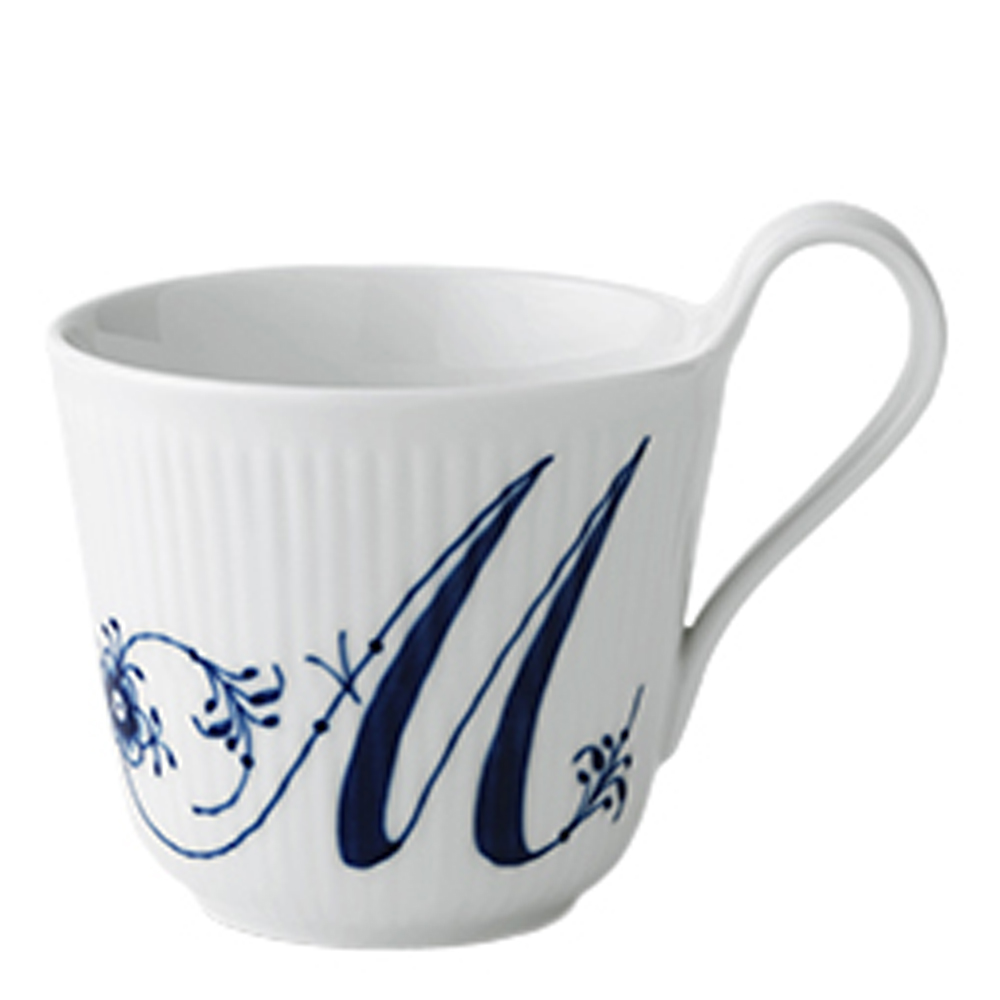 Royal Copenhagen – Blue Fluted Pl Alphabet Mugg 33 cl M