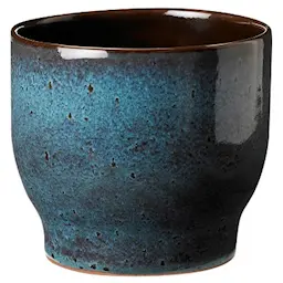 Knabstrup Keramik Knabstrup Kukkaruukku 12,5 cm Merenvihreä