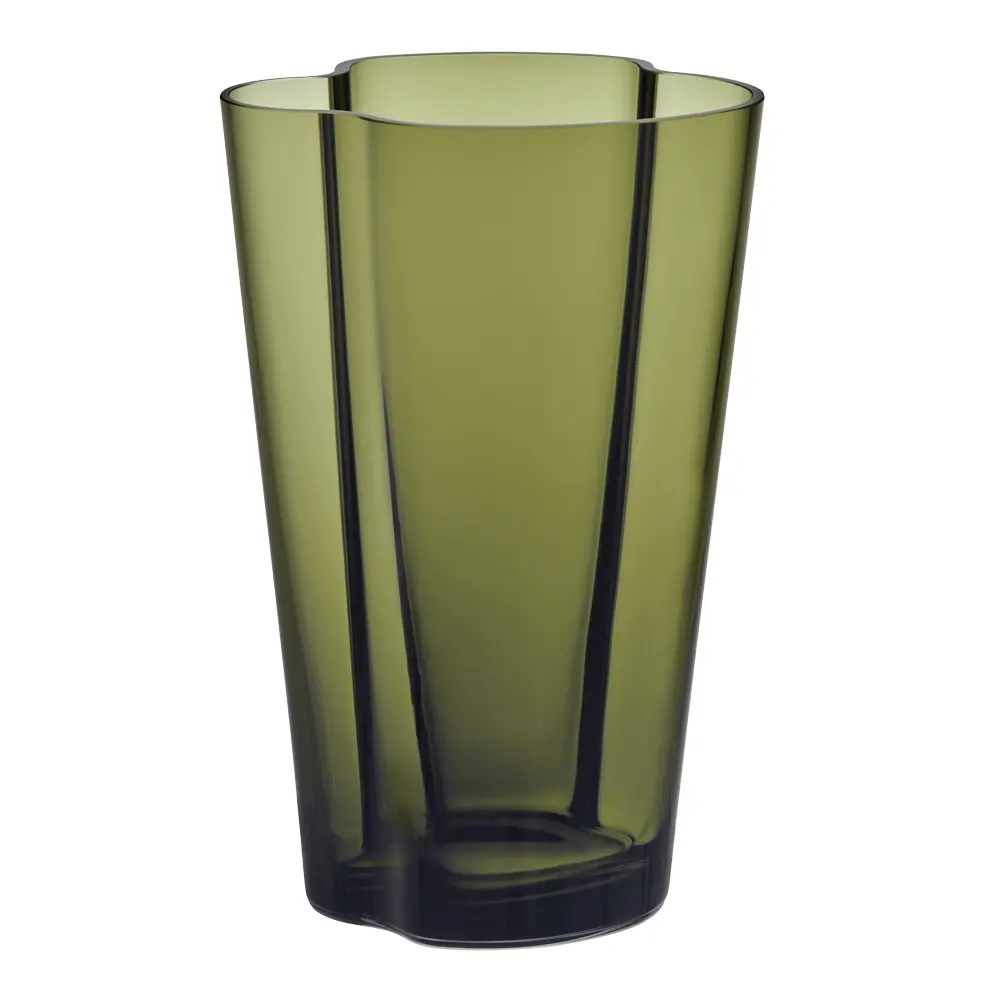 Alvar Aalto vase 22 cm mosegrønn