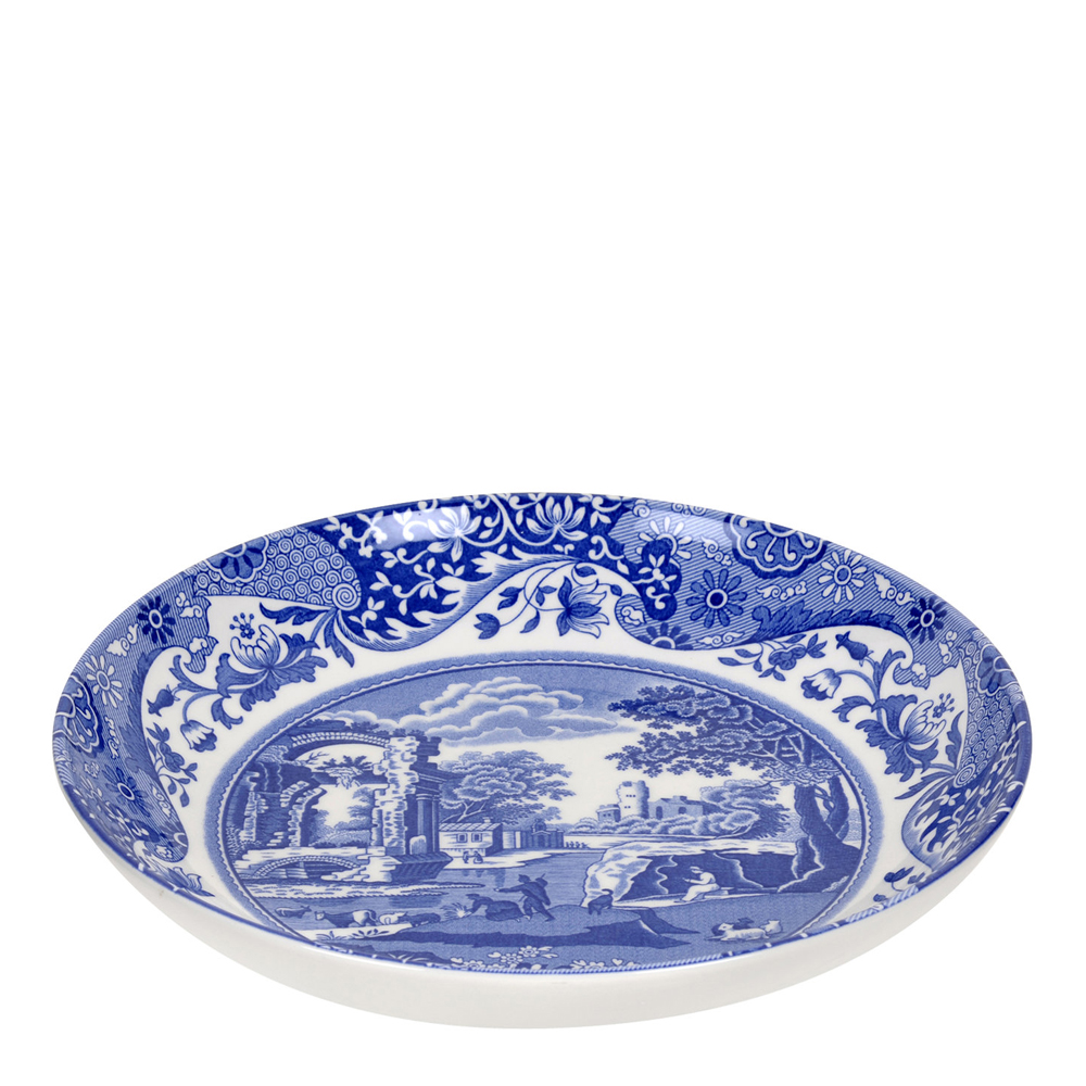 Spode – Blue Italian Pastaskål 23 cm