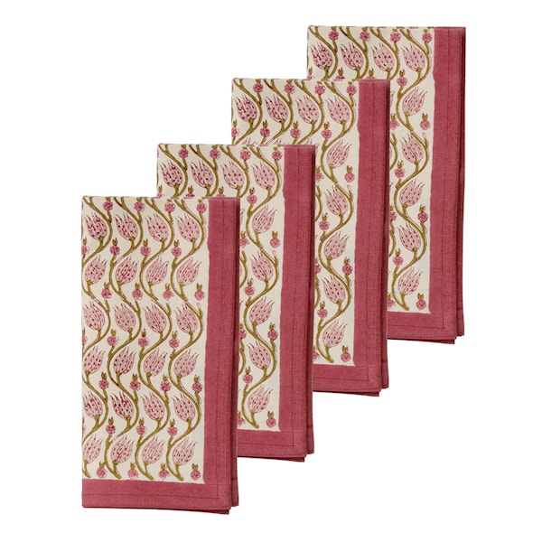 Lotus Servett 45x45 cm 4-pack Rubin