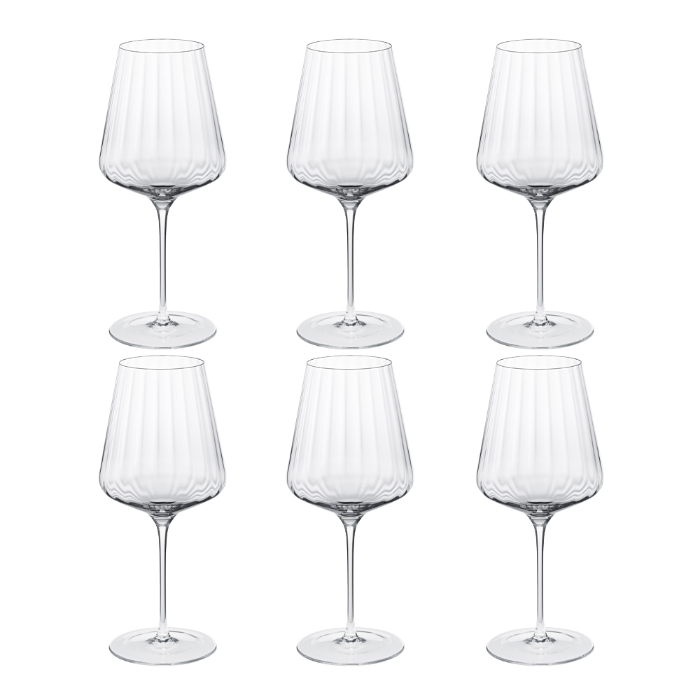 Georg Jensen – Bernadotte Rödvinsglas 54 cl 6-pack