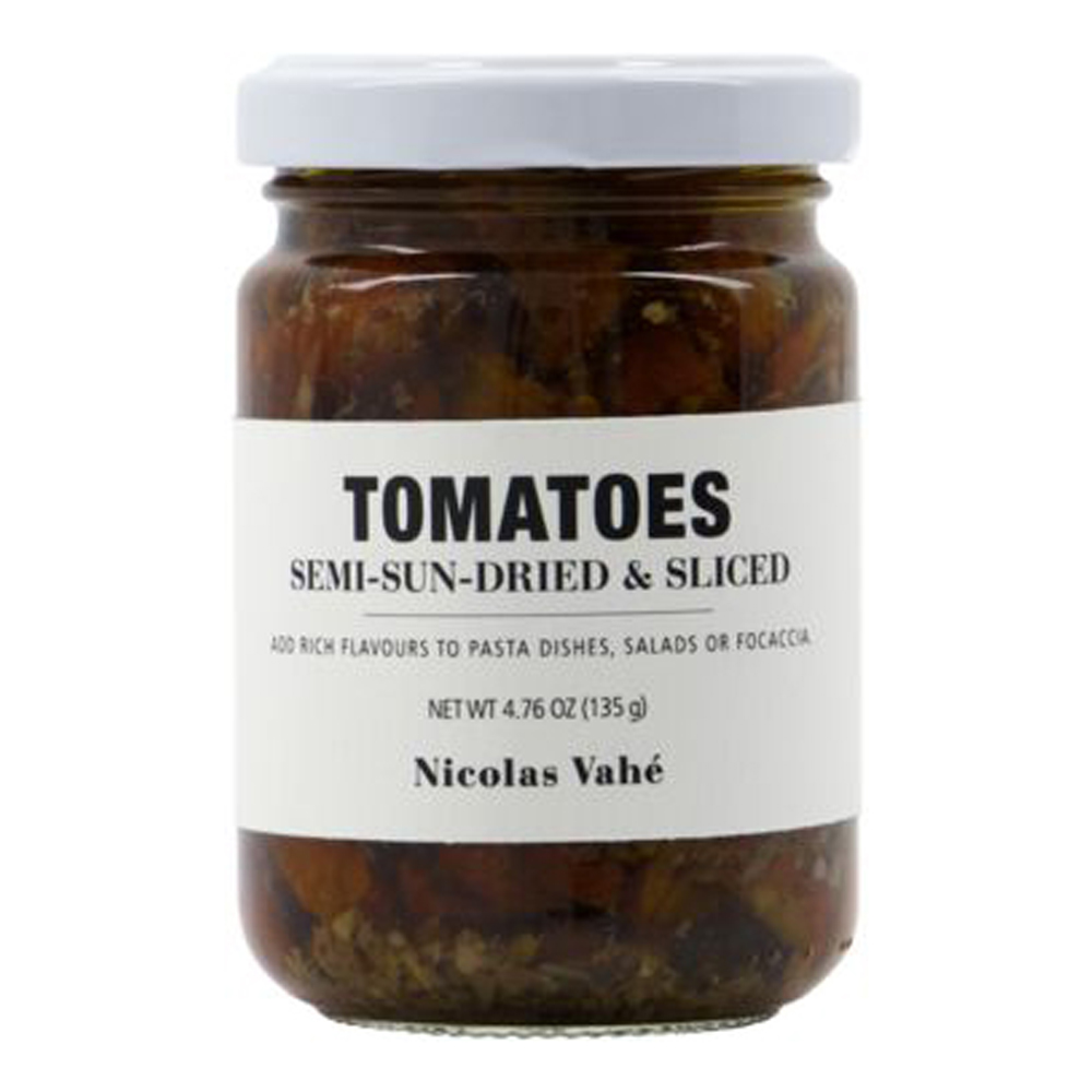 Produktfoto för Nicolas Vahé - Tomatoes semi-sun-dried & sliced - Sås - Tomatoes semi-sun-dried & sliced - 135 g.