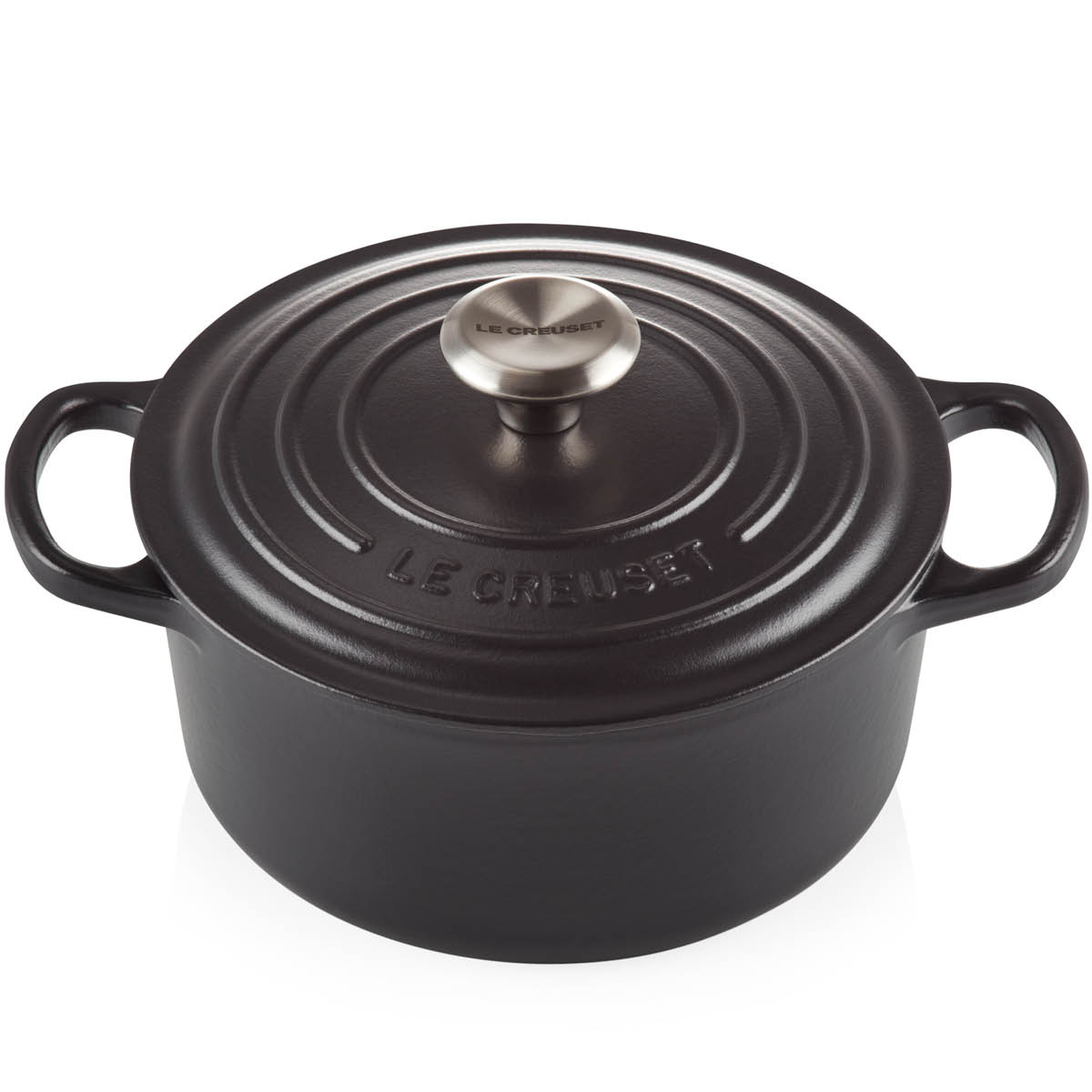 Le Creuset – Signature Gjutjärnsgryta rund 24 cm 4,2 L matte black