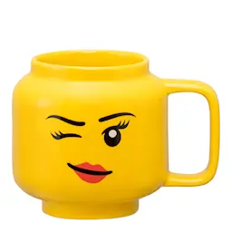 Lego Mugg Blinkande lego figur 25,5 cl Gul