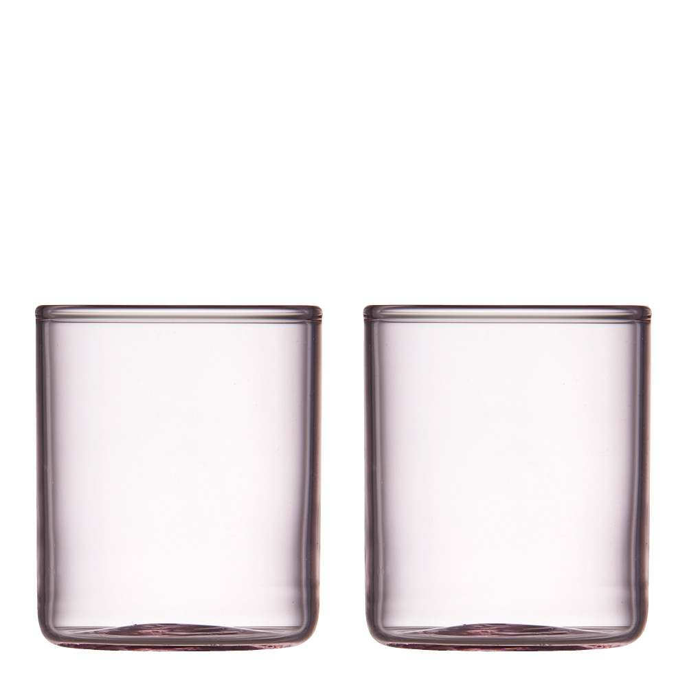 Lyngby Glas – Torino shotglass 6 cl 2-pack pink