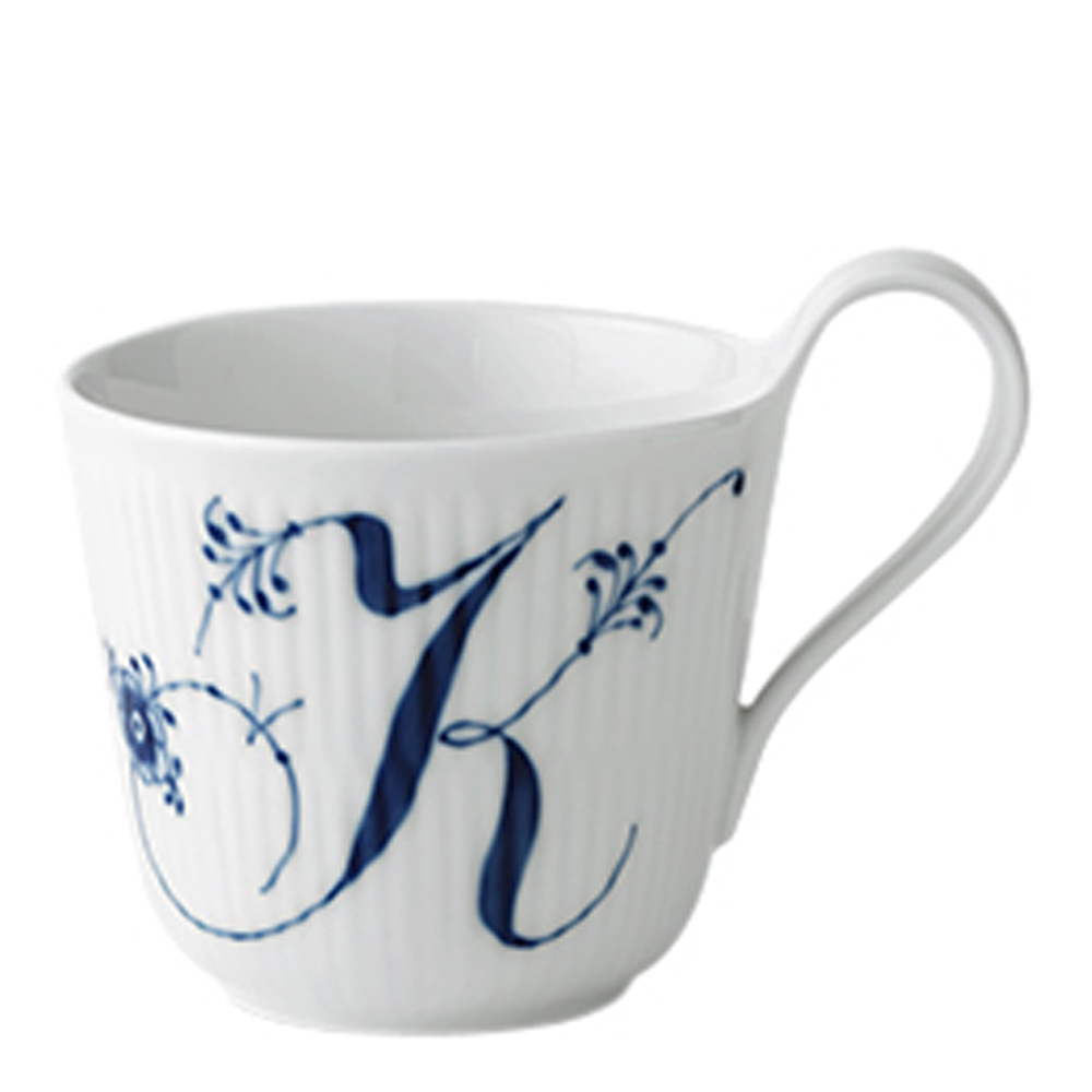 Royal Copenhagen – Blue Fluted Pl Alphabet Mugg 33 cl K