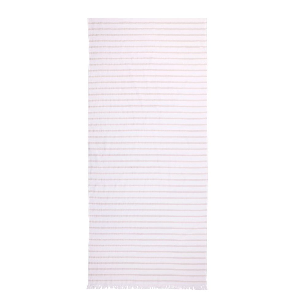 Home by Ilse Jacobsen - Bath Collection Hamampyyhe 80x180 cm Sand Beige Stripes