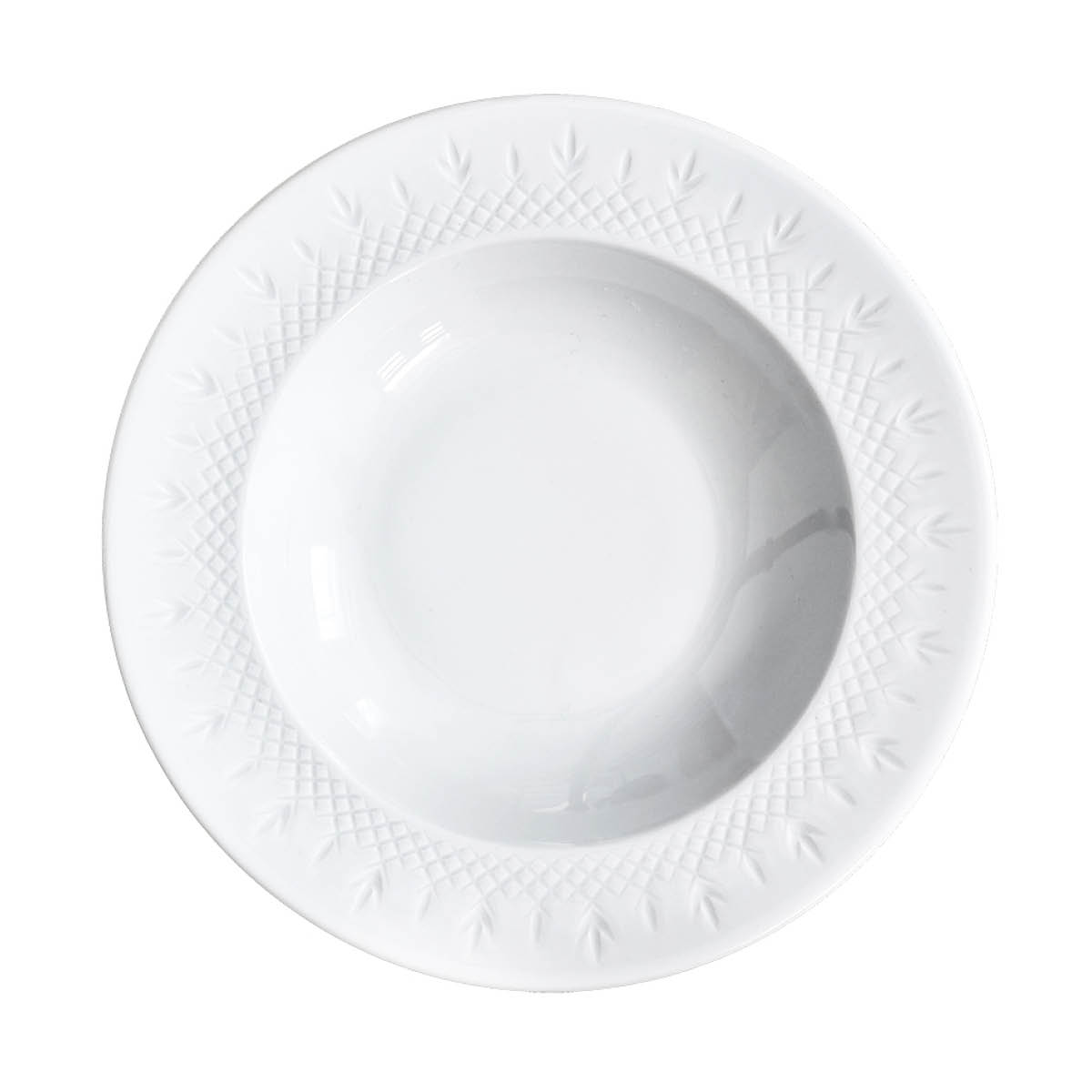 Frederik Bagger – Crispy Porcelain Djup Tallrik 22,5 cm Vit