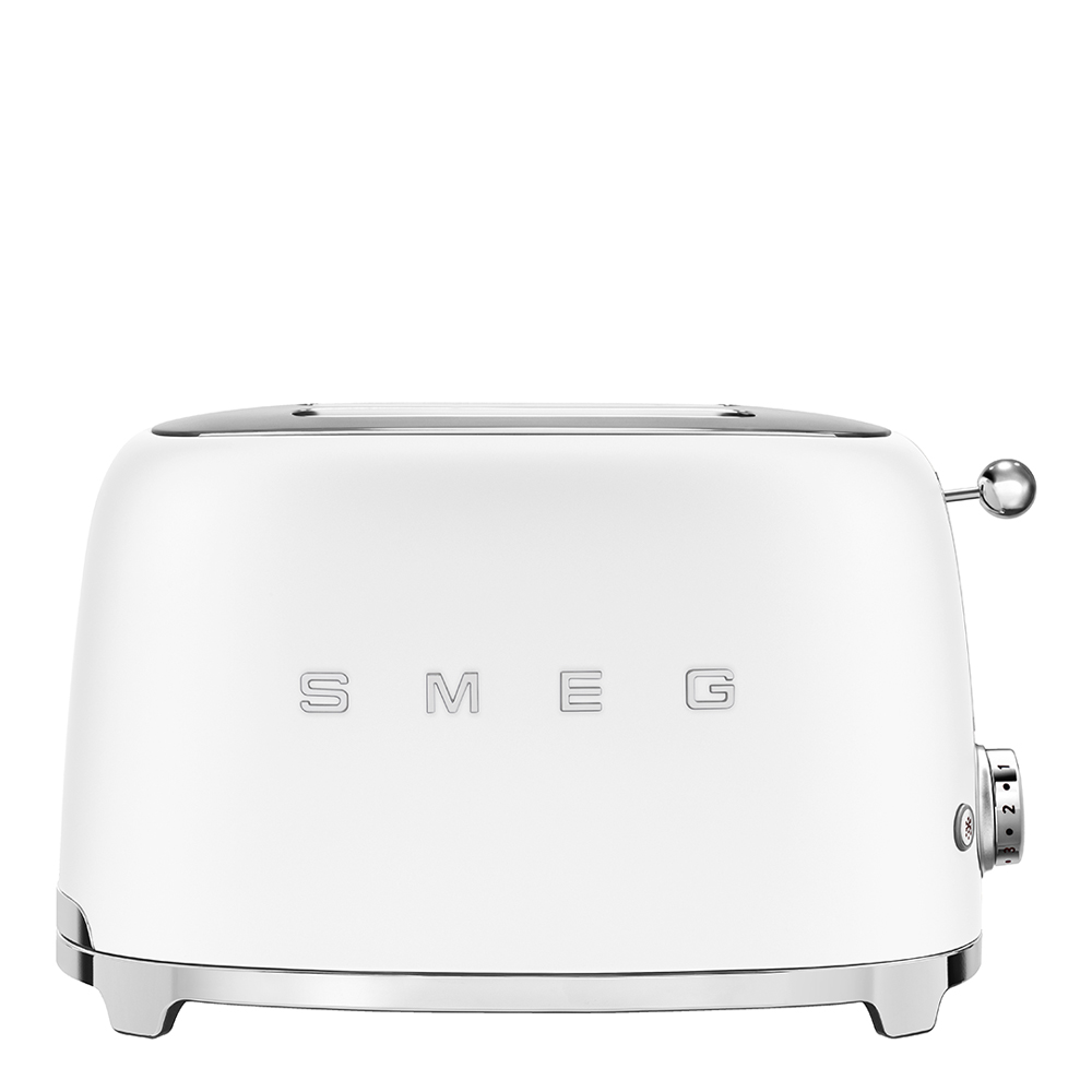 Smeg – Smeg Brödrost 2 skivor TSF012 Matt Vit