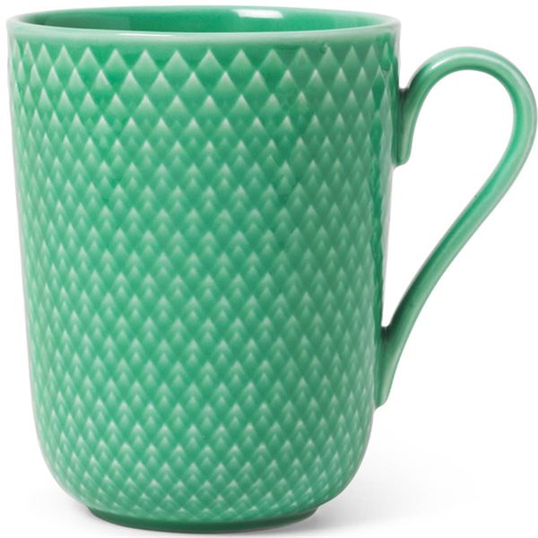 Lyngby Porcelæn – Rhombe Color Mugg m Handtag 33 cl Grön