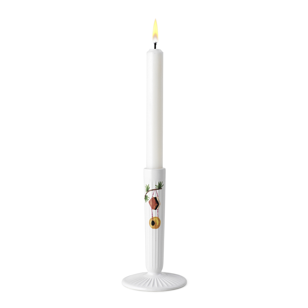 Kähler – Hammershøi Christmas ljusstake 16 cm vit