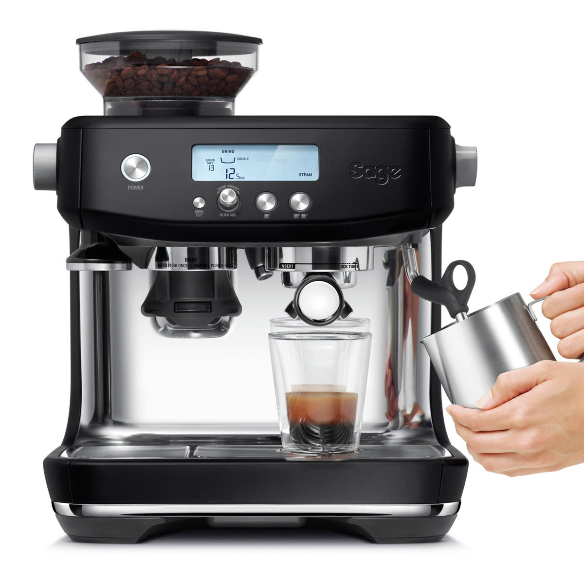 Sage – Sage The Barista Pro Espressomaskin Black Truffle