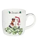 Wrendale Design Christmas Sprouts Mugg 31 cl