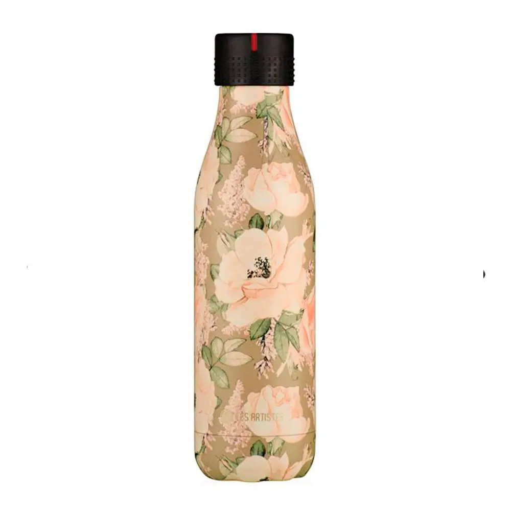 Bottle Up Design termoflaske 0,5L beige/rosa/hvit