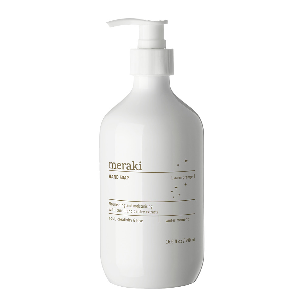 Produktfoto för Meraki Hand Soap Warm Orange Winter Moment 490 ml