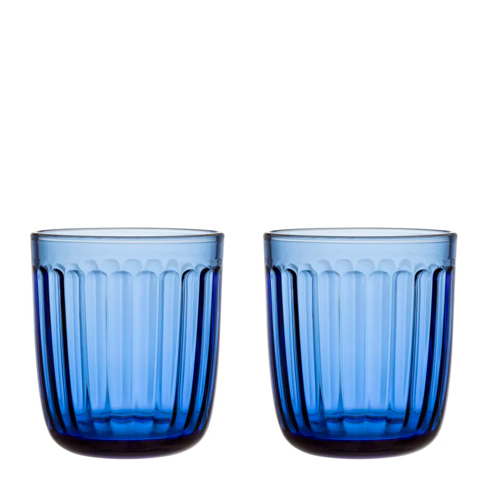 iittala – Raami Dricksglas 26 cl 2-pack Ultramarinblå