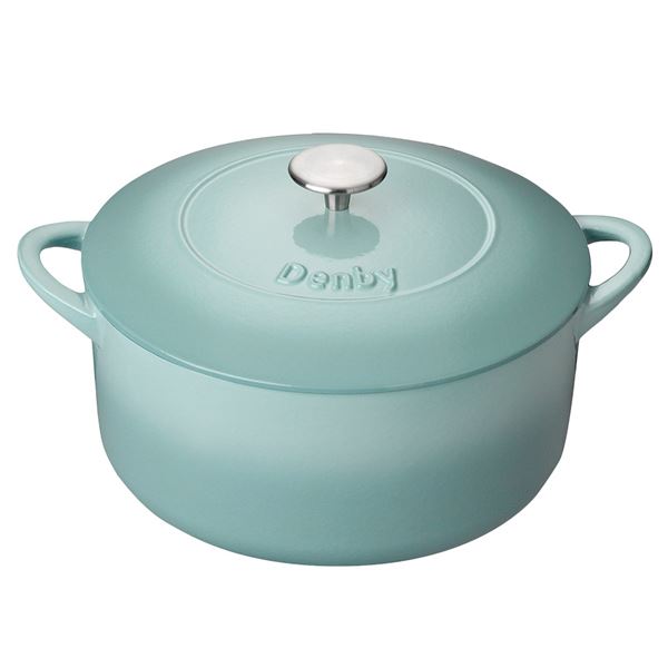 Denby - Pavilion gjutjärnsgryta 24 cm blå