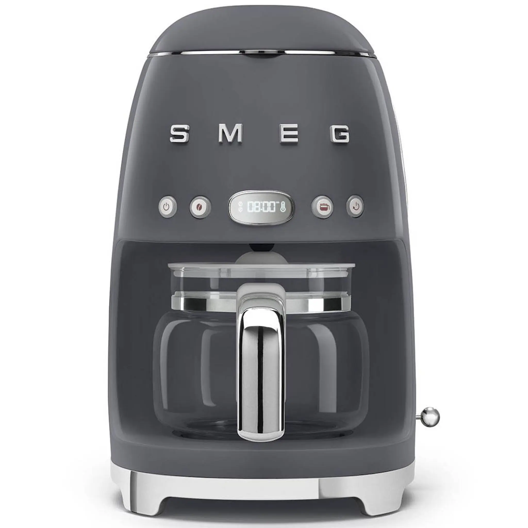 SMEG 50's Style Kahvinkeitin Dcf02 1,2L Harmaa
