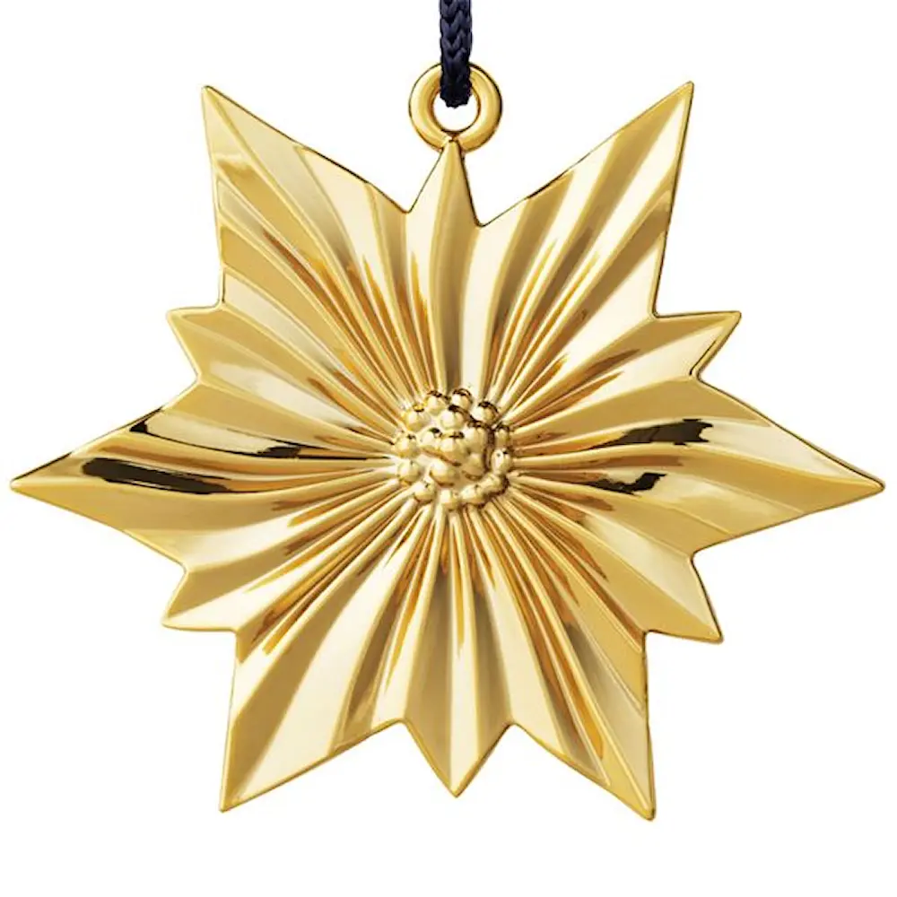 Joulukoriste North Star 6,5 cm Kulta